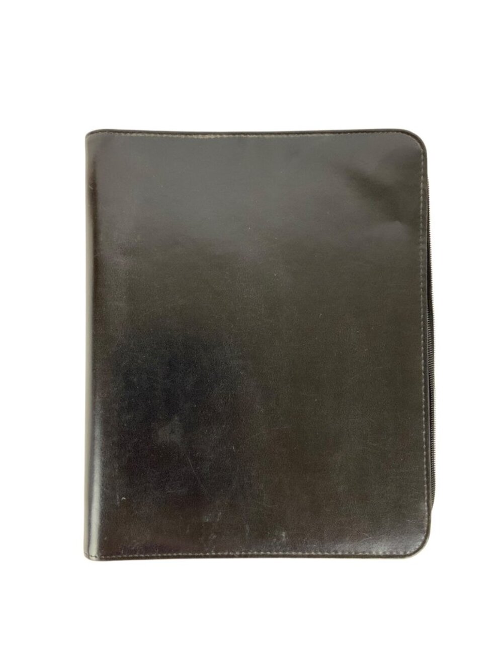 Day-Timer Black Synthetic Leather Zip Around Planner Organizer 13x10 inches